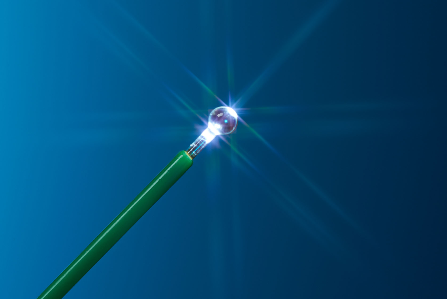 White LED tip photo