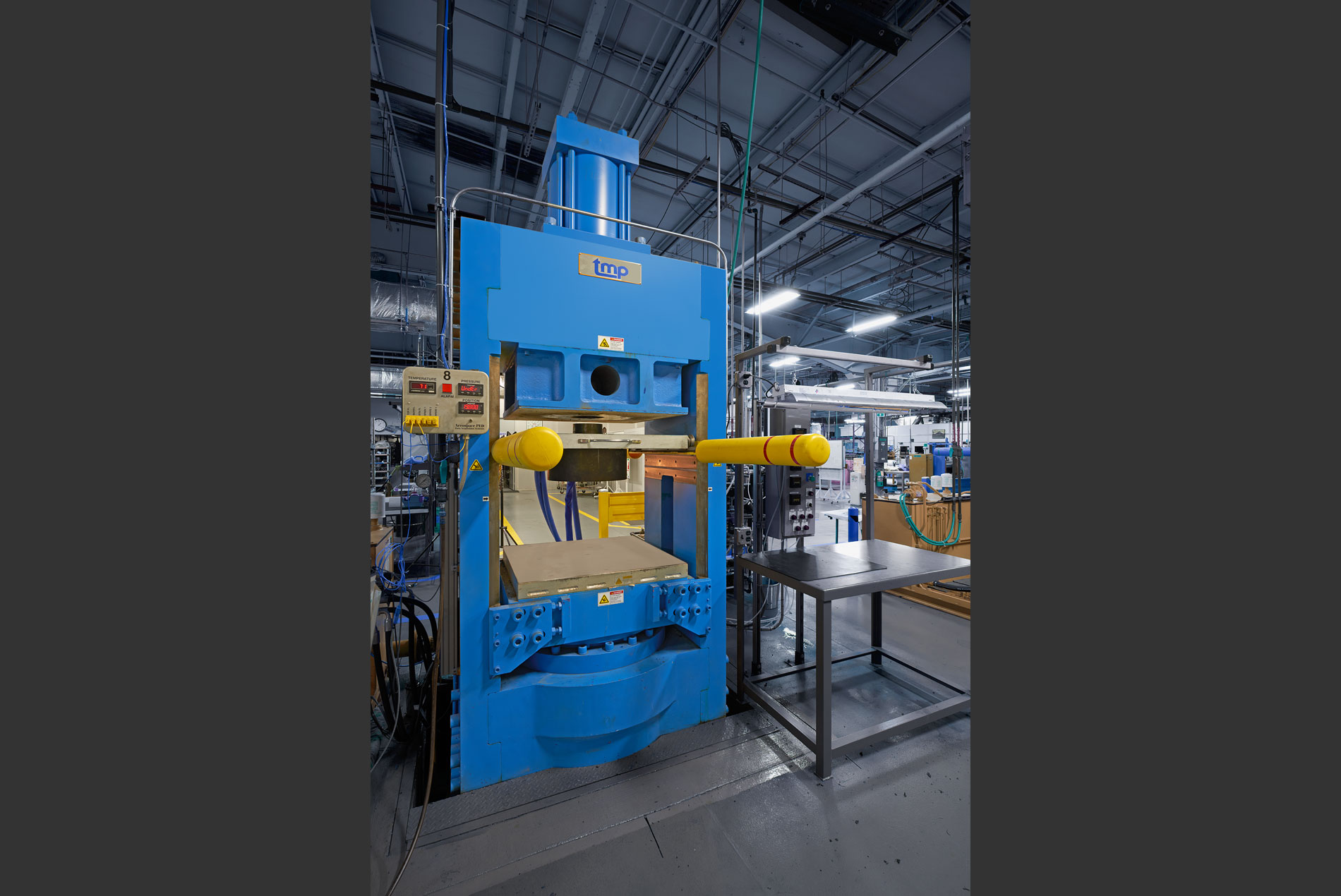 Okuma Machining with Gel Light on location photography