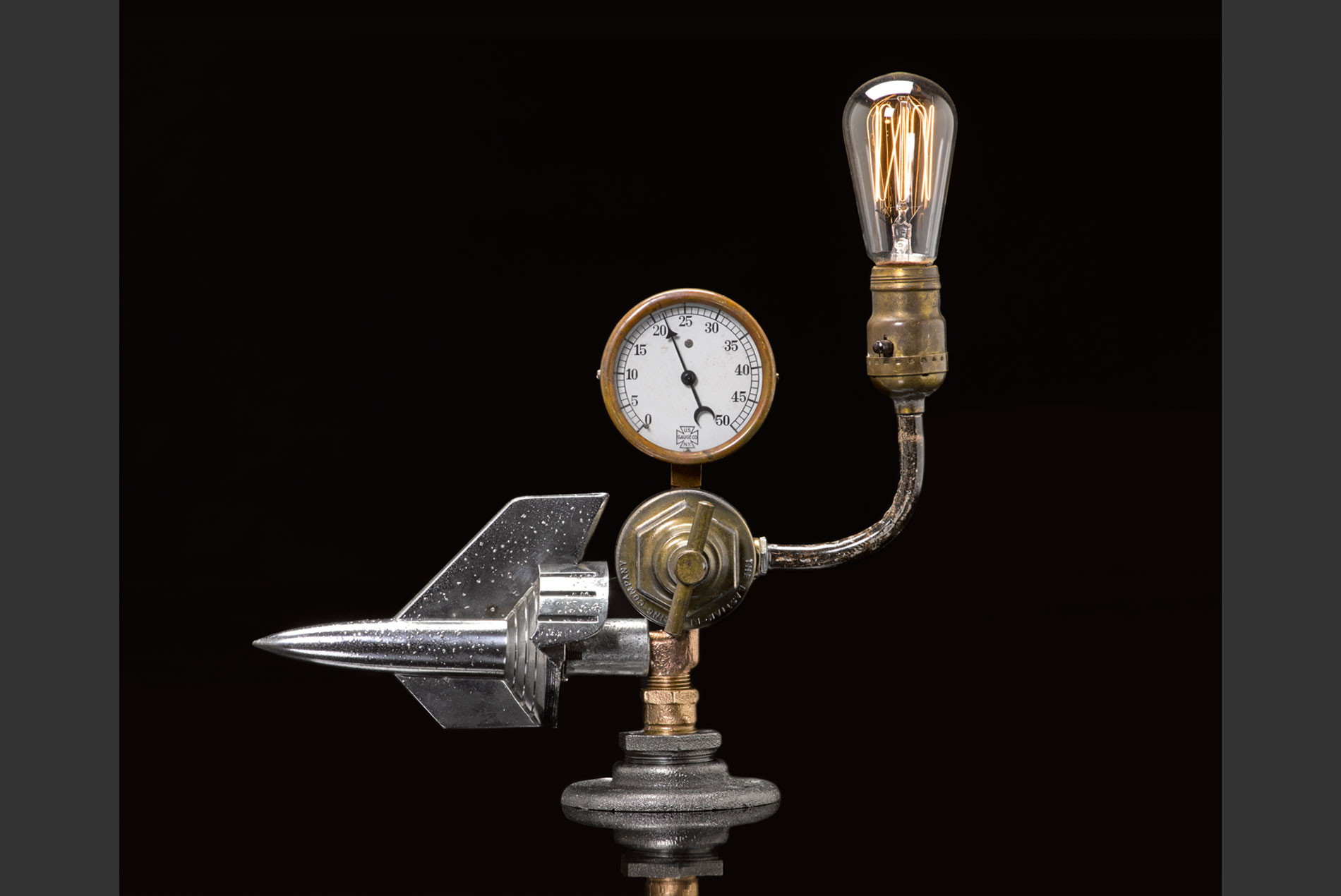 custom edison gaslamp light photo