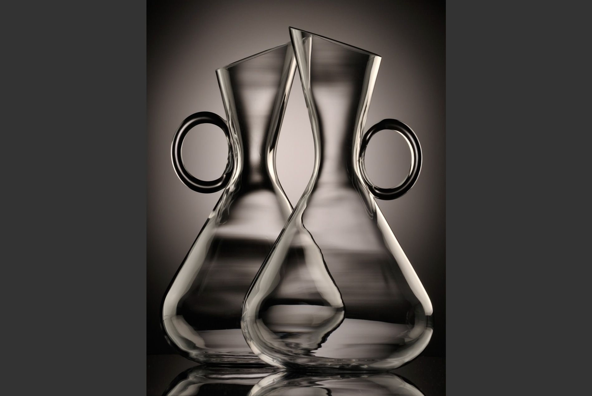 Crate and Barrel Carafes 1