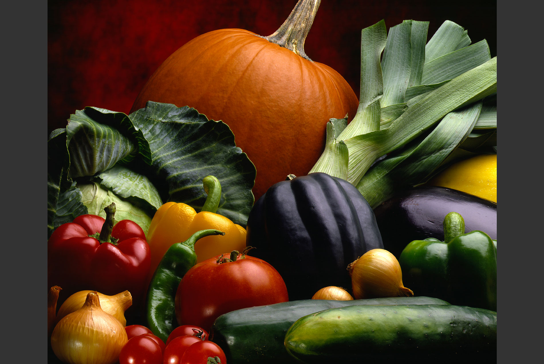 vegitable studio photography
